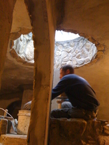 hobbit house construction formwork concrete dome stucco finish
