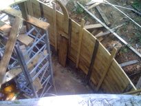 hobbit house construction formwork concrete dome 