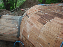 hobbit house construction formwork concrete dome 